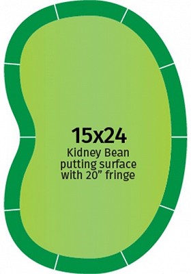 Putting Green Kit - 24’ x 15’ with Fringe