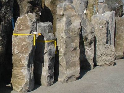 Basalt Column - Large, Sawn base