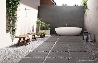 Blend Stone Porcelain Paver, 24” x 24” *2pc Box*