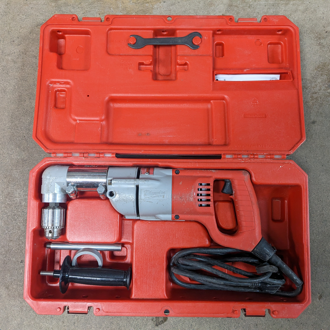 For Rent: Drill Kit, 1/2” chuck, “right-angle”
