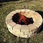 A simple ring-style firepit