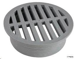 NDS 4” Round Grate-Grey