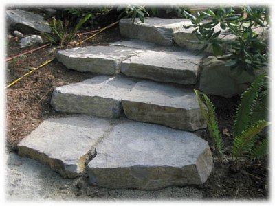 Basalt Stone Stair Split Riser - 5”-8”