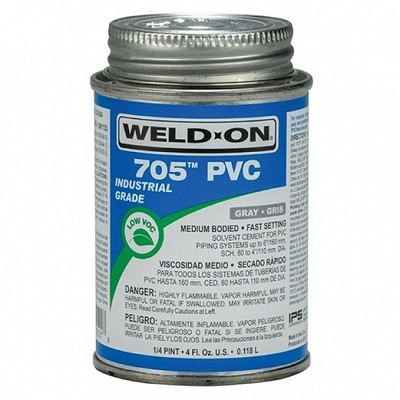 PVC Cement “705” 1/2 Pint (Grey)