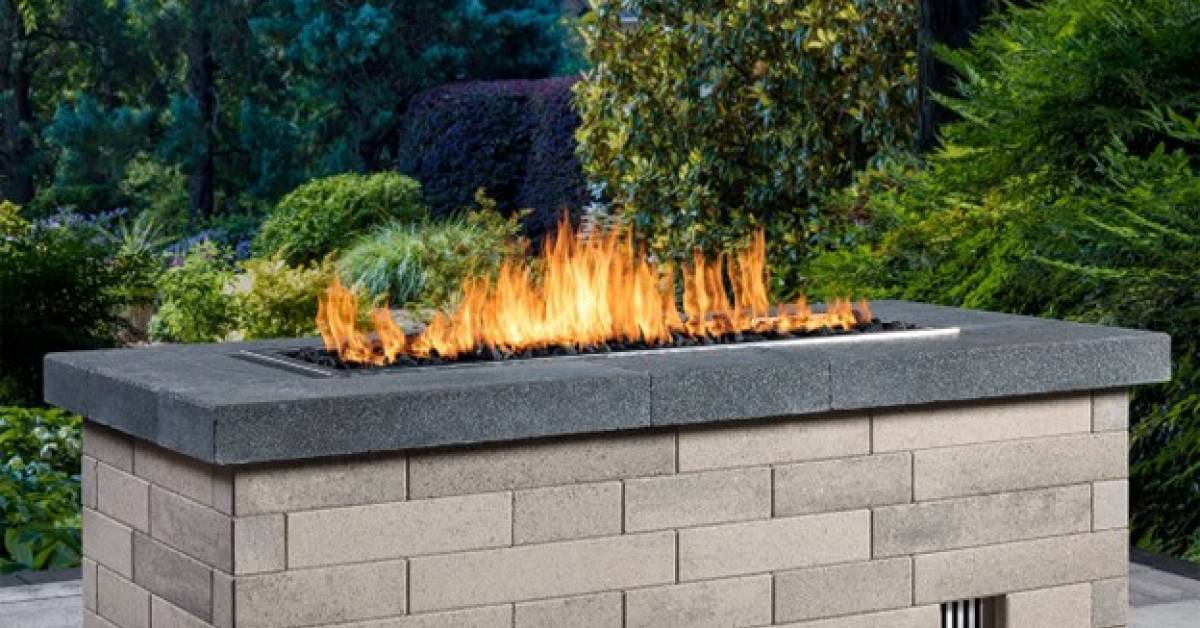 Melville Linear Fire Table | Sharecost Rentals & Sales