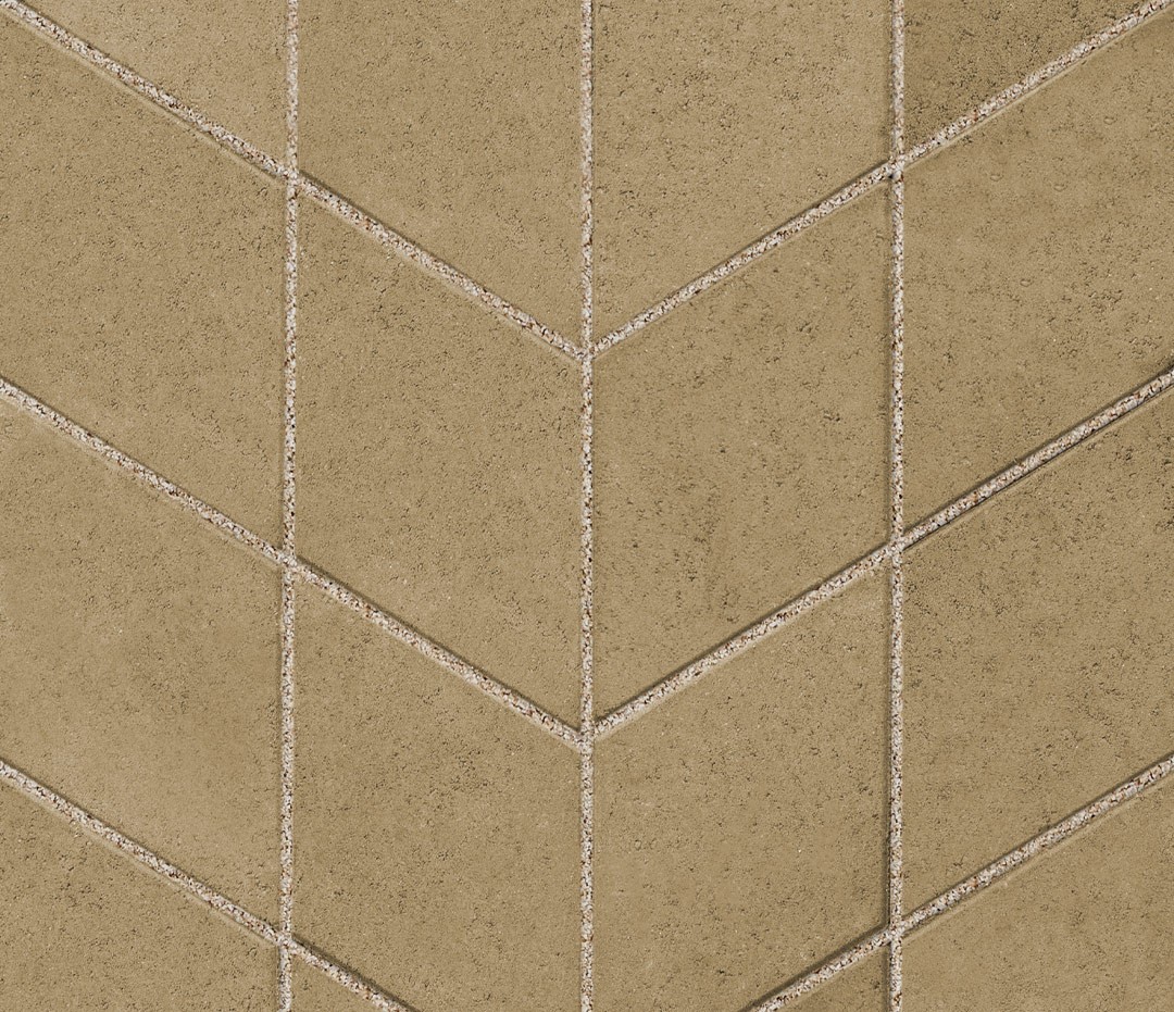 Rhombus - Desert colour swatch for Rhombus Paver 100mm