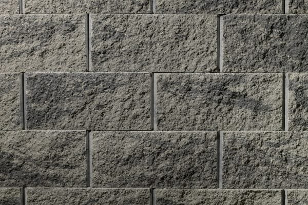 Graphite colour swatch for Keystone Compac Straight Split Stone Wall System